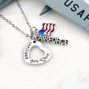 Until I See You Again Necklace (Air Force)